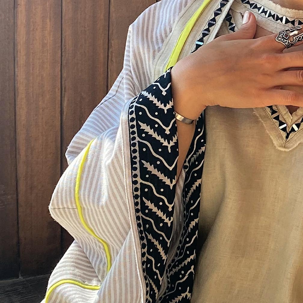 Linen Abaya with Dress