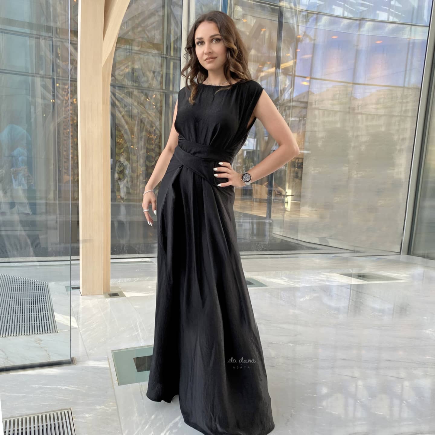 Silk Kimono with waist dress