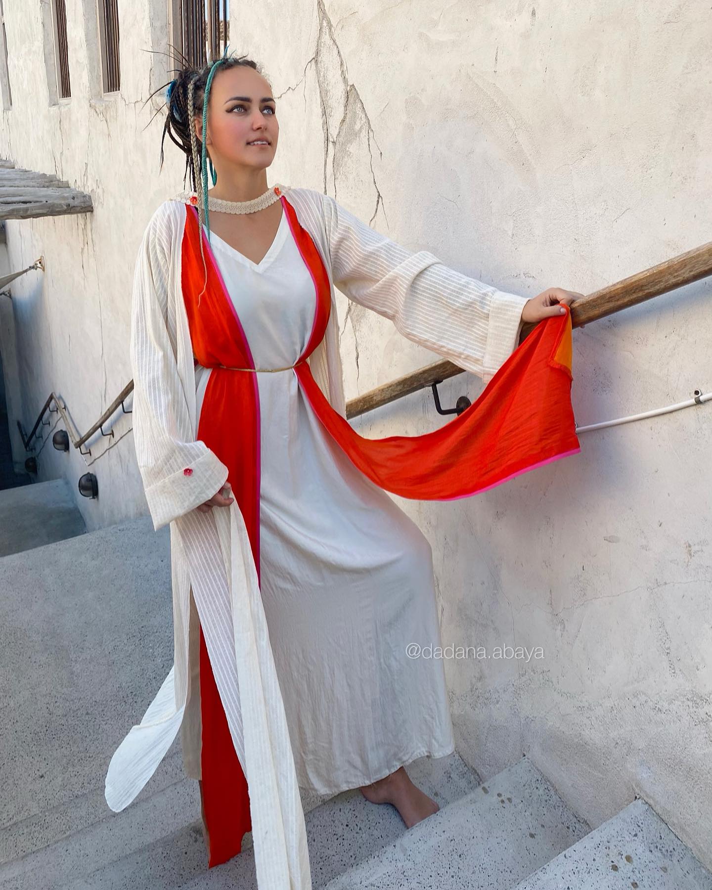 Choker Layered Abaya