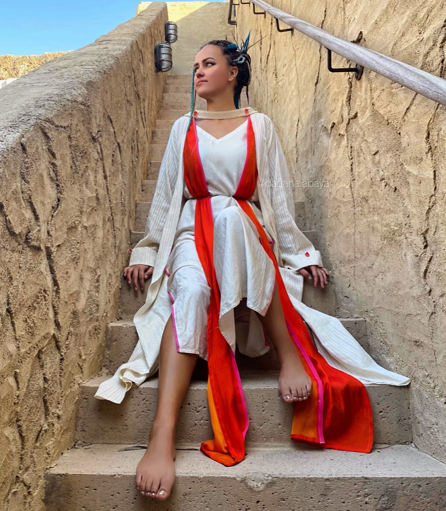 Choker Layered Abaya