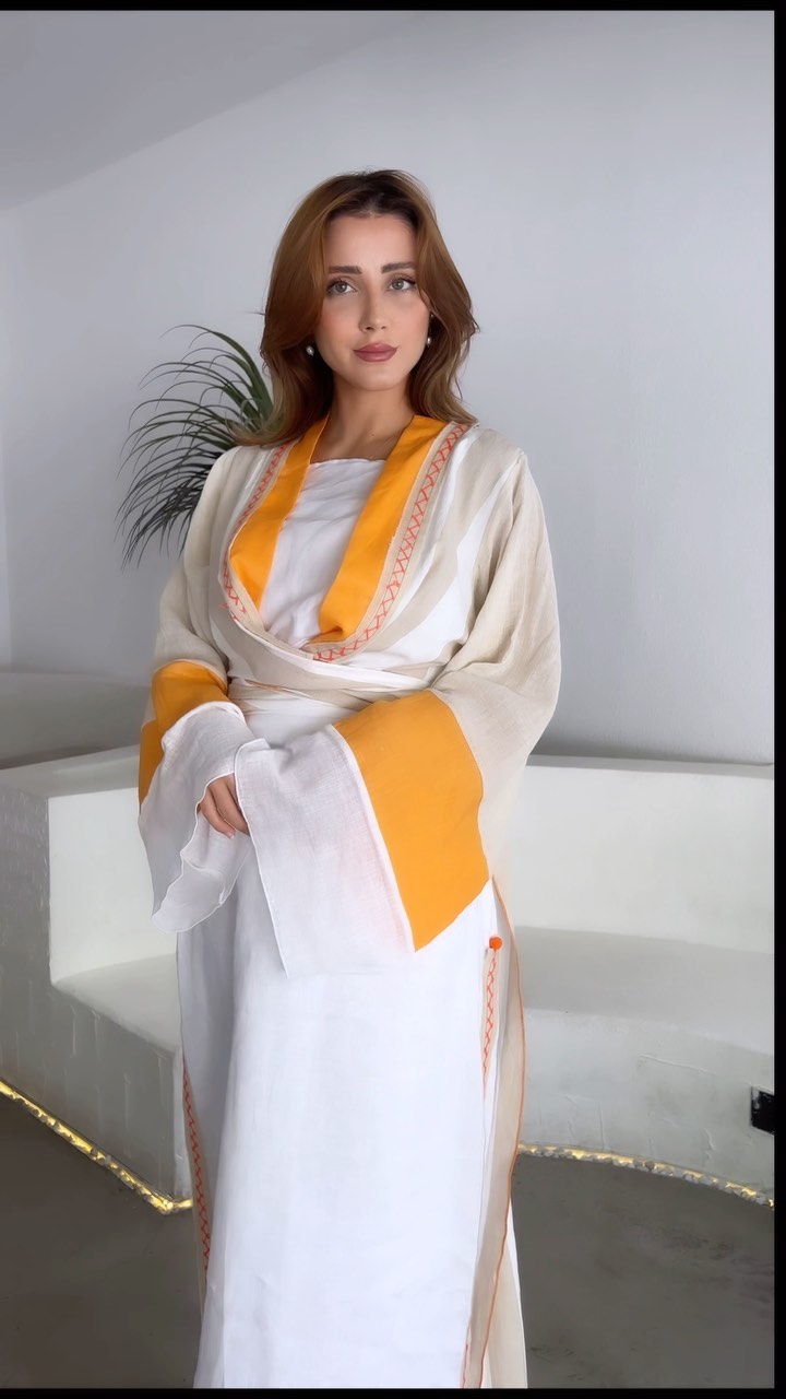 Linen Kimono with Skirt