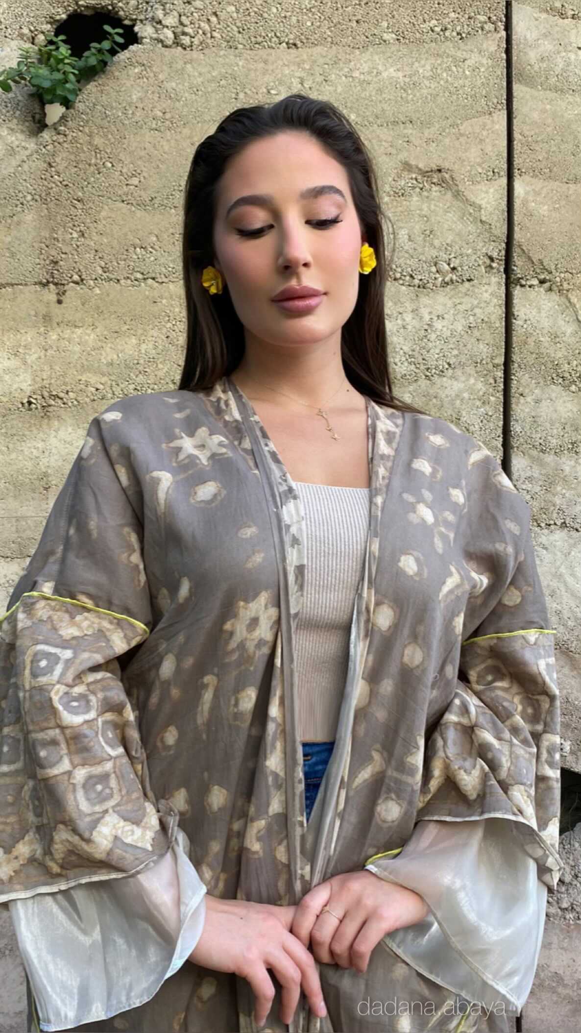 Double Side Shimmery Abaya