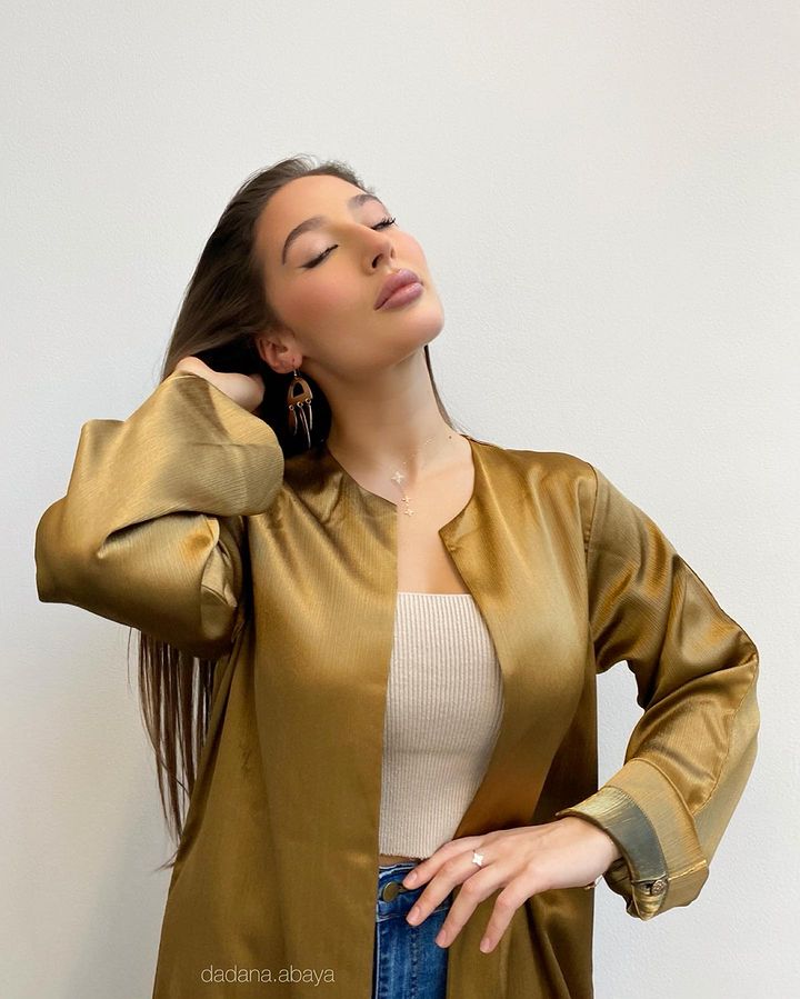 Double Side Golden Abaya