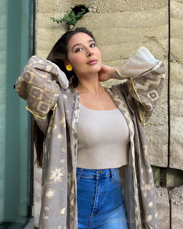 Double Side Shimmery Abaya