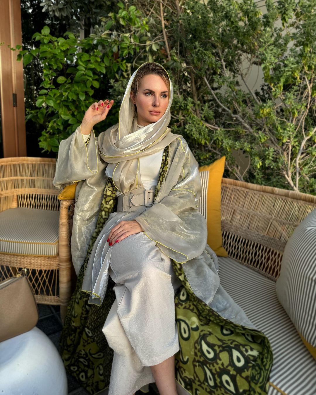 Double Face Abaya