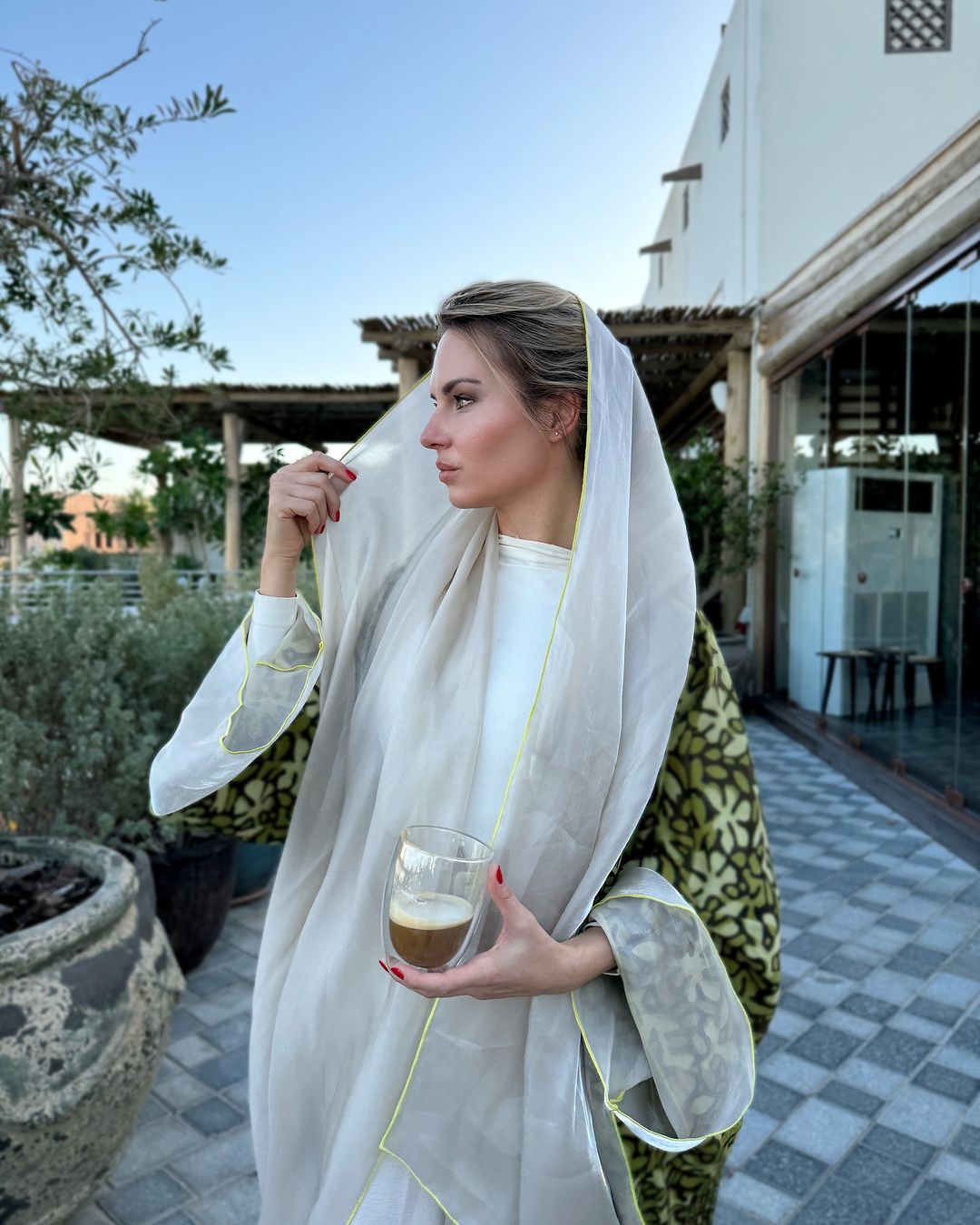 Double Face Abaya