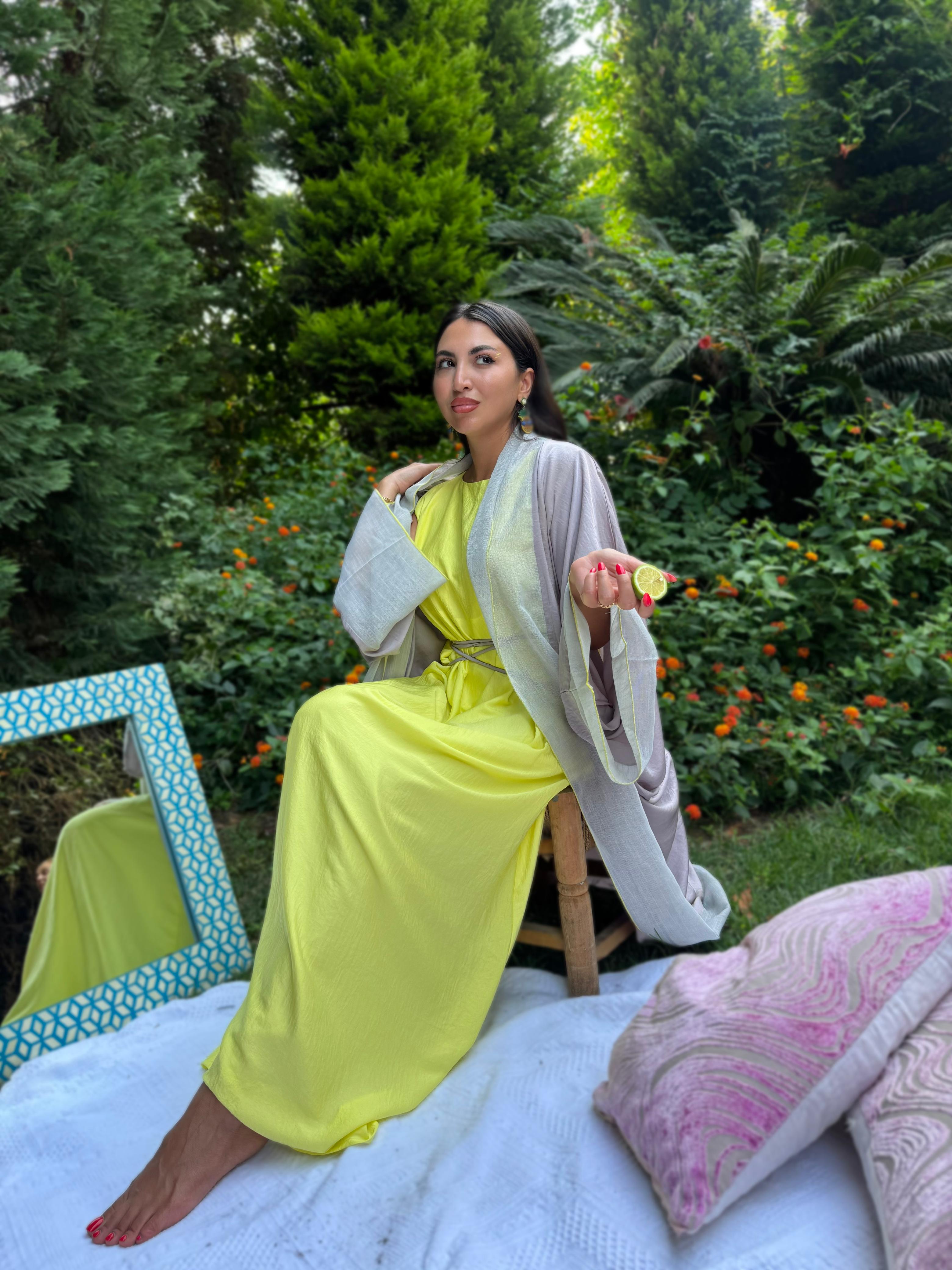 Summer Abaya with Dress